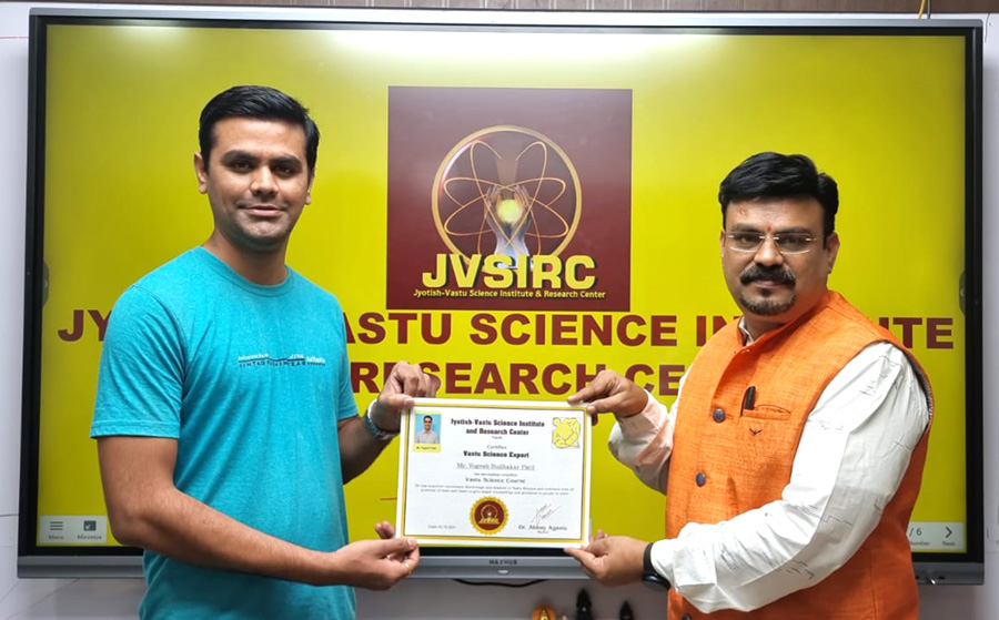 Certificate of Vastushastra Expert